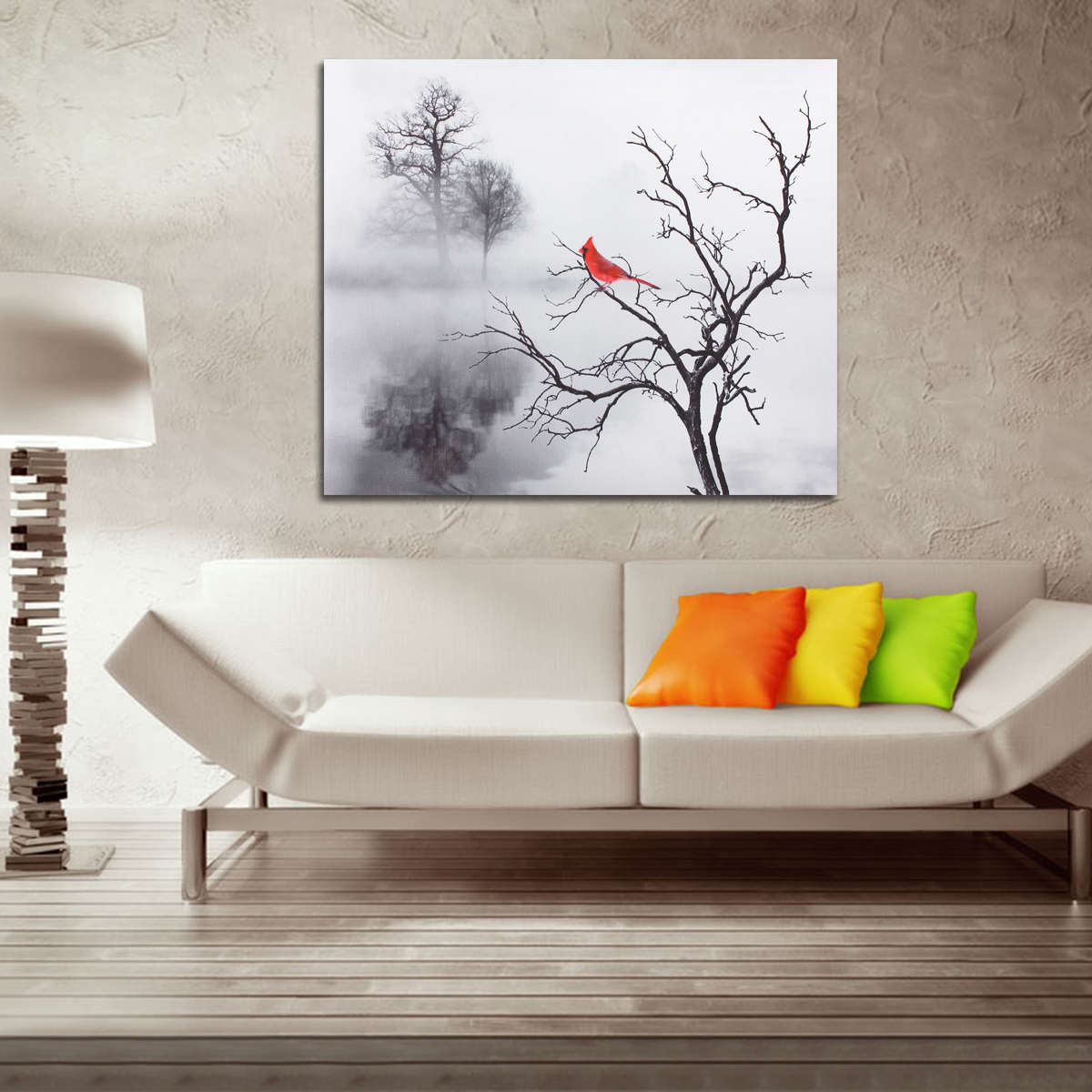 Modern Bird Wall Sticker Print Canvas Painting Picture Home Wall Art Dec