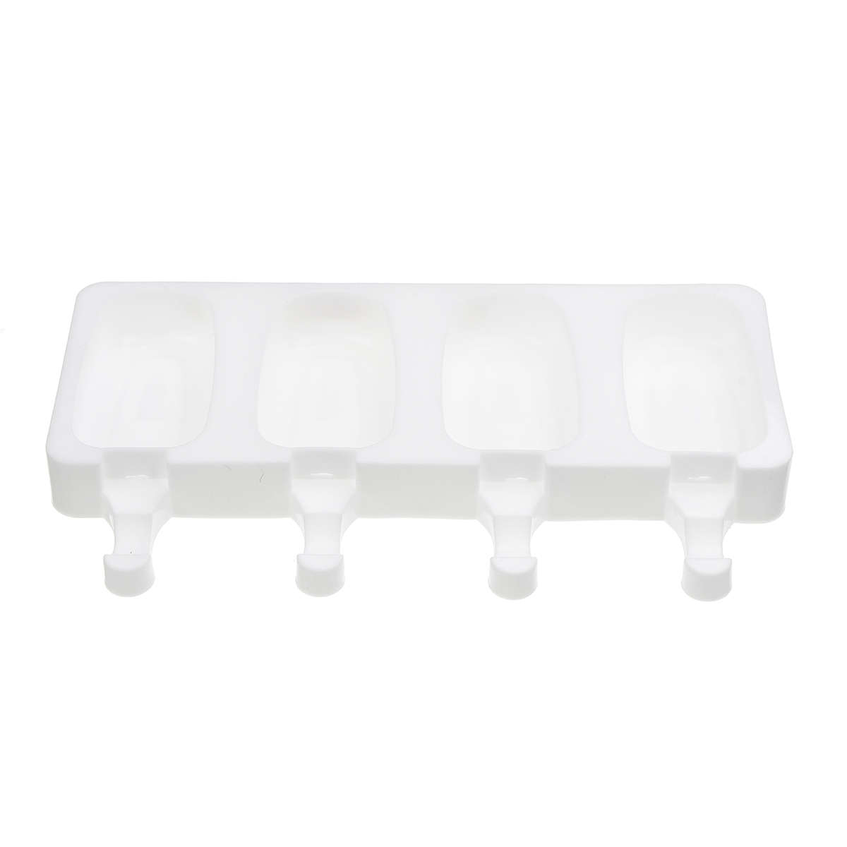 4 Cell Silicone Frozen Ice Cream Mold Juice Popsicle Maker Ice Lolly Pop Mould (SIZE 2 S)