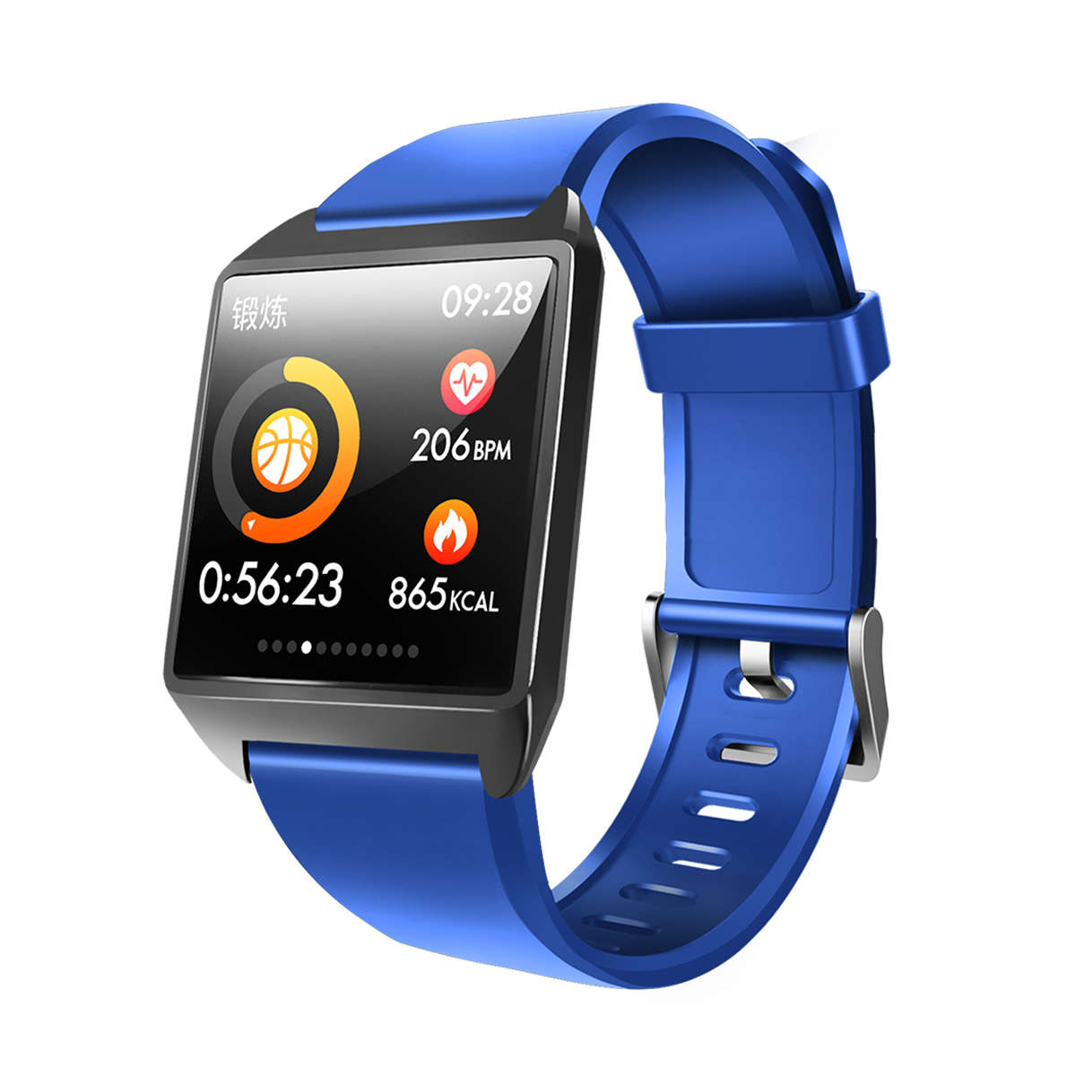 New XANES W2 1.3'' IPS Color Screen IP68 Waterproof Smart Watch Blood Pressure Fitness Exercis