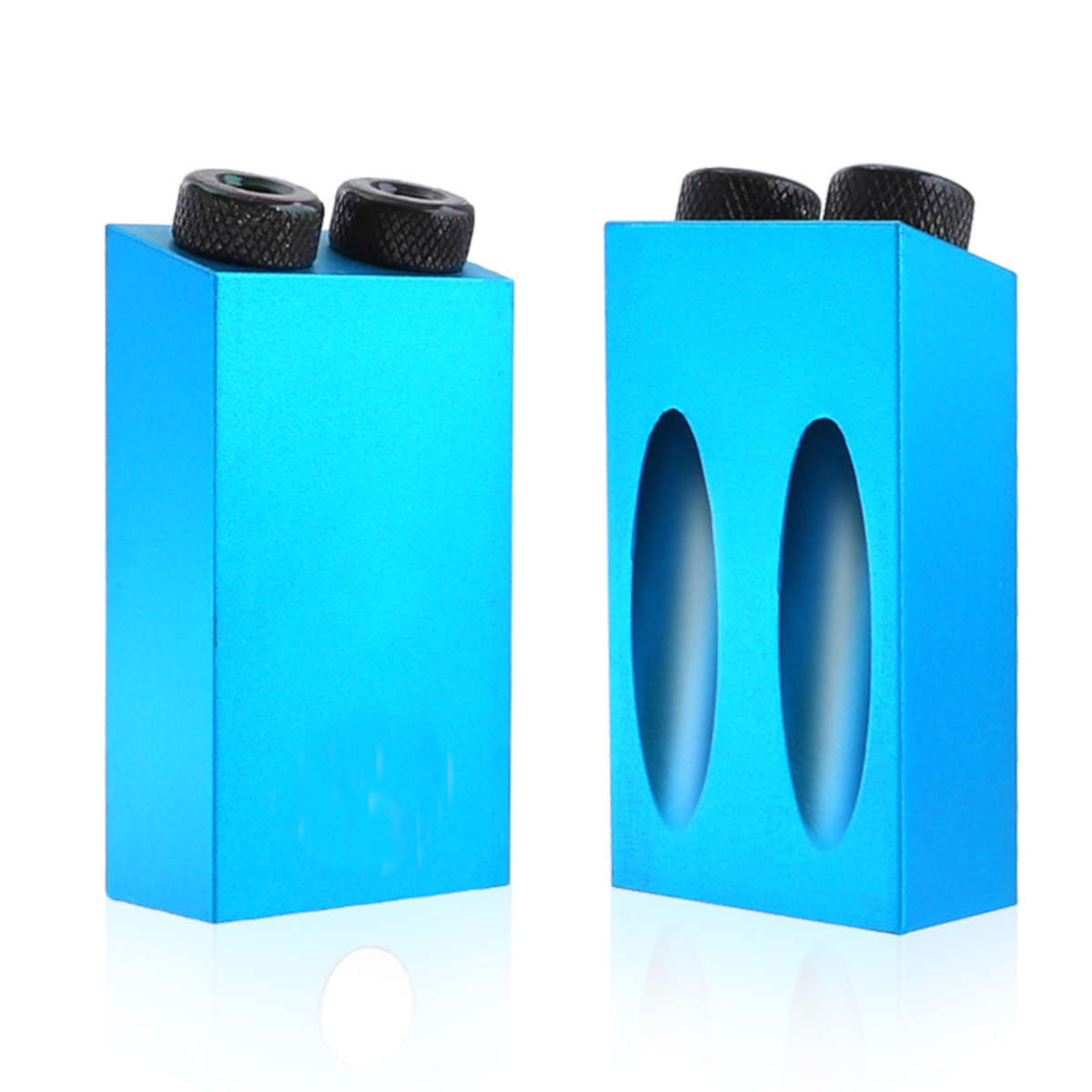 15Pcs 15 Degree Pocket Hole Jig Kit Drilling Locator Woodworking Guide Screw Drill Angle Positioning