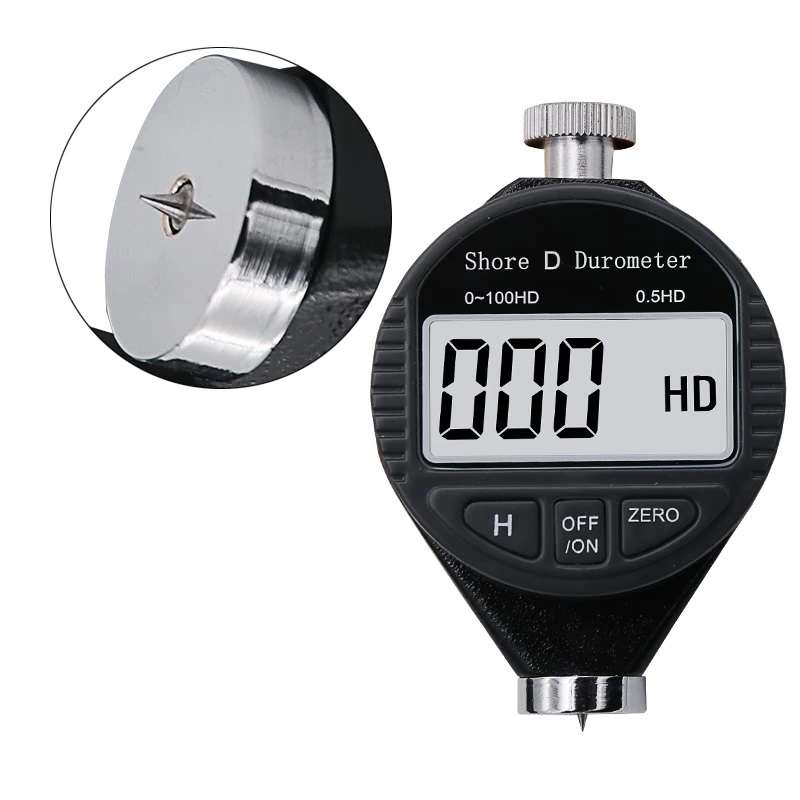 Digital Durometer Shore Hardness Tester High Precision with Automatic Zero Func