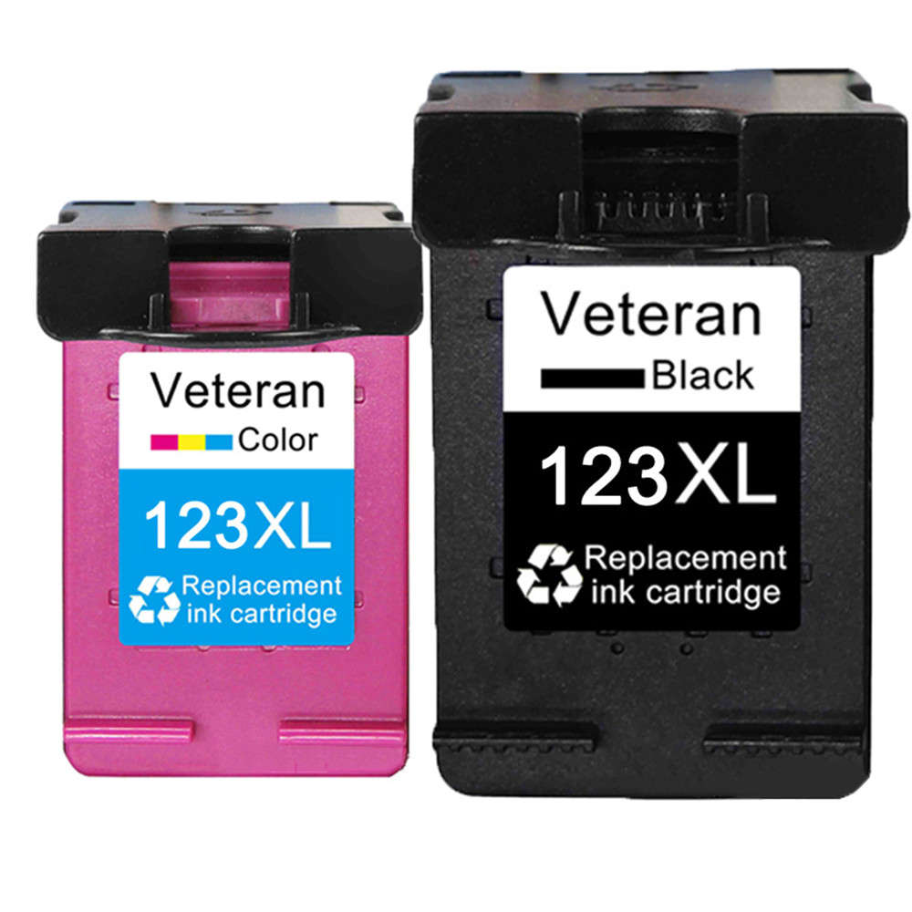 Veteran Vh123Xl Ink Cartridge Compatible With Hp 123Xl Cartridge 2130/2630/3630/3830 Printer School