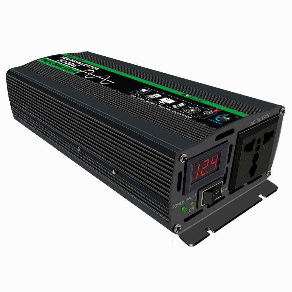 CHAOMIN 2000W Car Power Inverter DC 12V/24V/48V/60V to AC 220V Pure Sine Wave I
