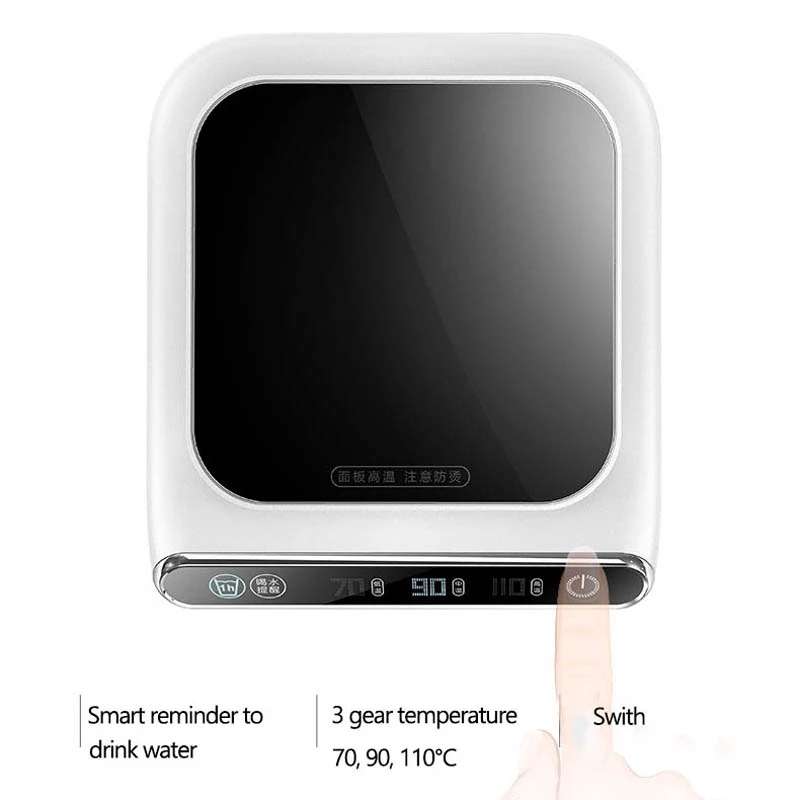 Smart USB Charging Cup Heater Warmer Pad Thermostatic Hot Tea Makers 5V Electric Cup Mug Tea Coffee