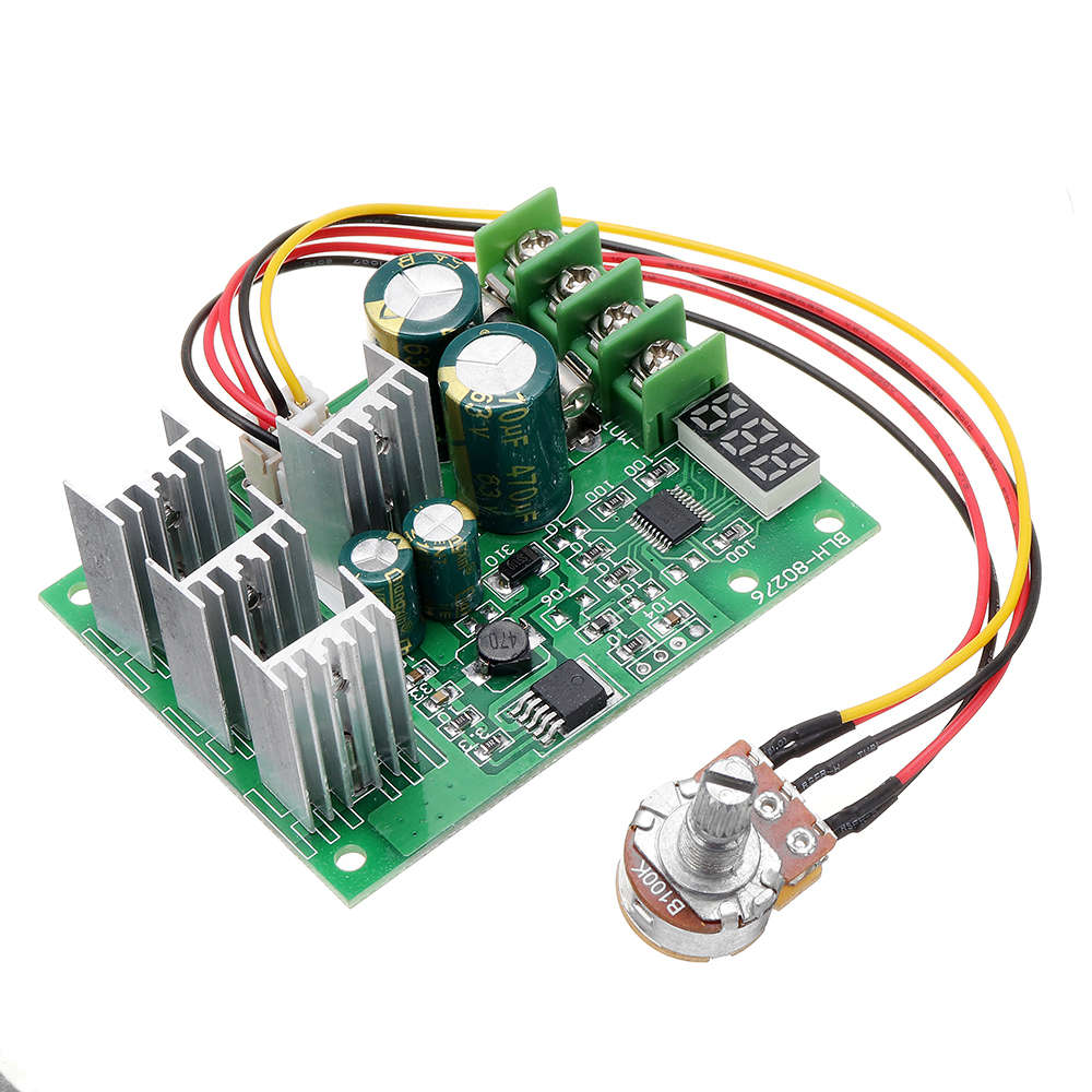 DC 6V 12V 24V 30A PWM DC Motor Speed Controller DC Motor Drive Switch Digital Tachometer