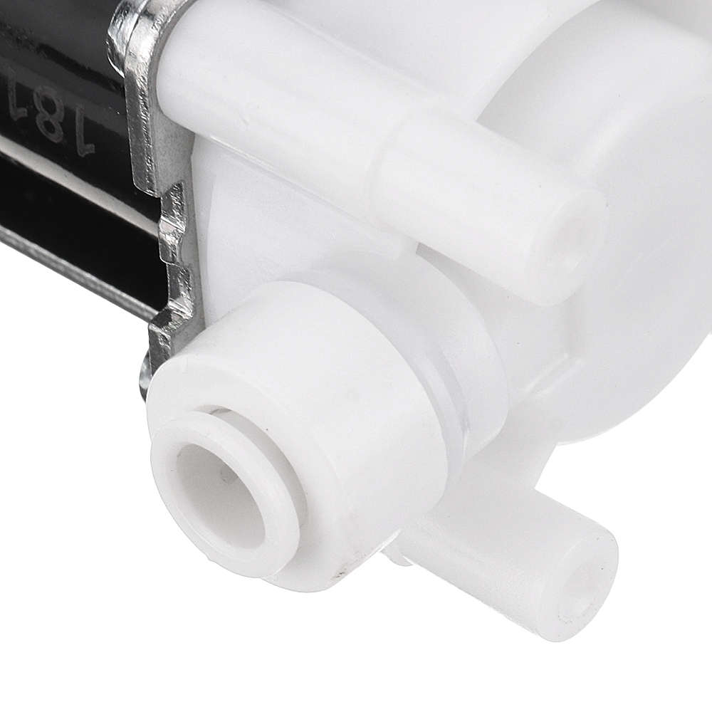 24V 1/4 Inch RO Water Purifier Inlet Water Solenoid Valve 2 Electromagnetic Valve for RO Reverse Osm