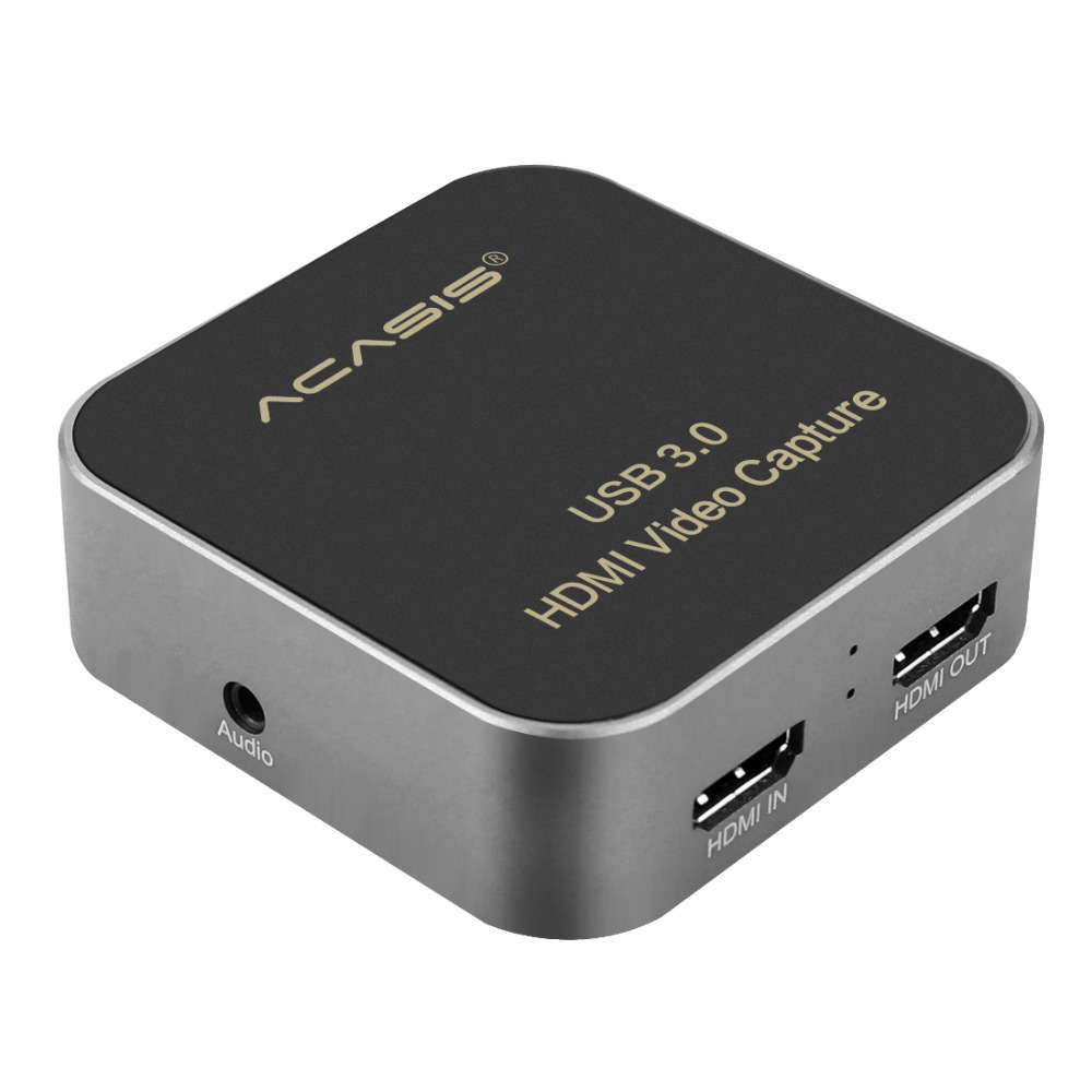 ACASIS USB3.0 1080P HD Video Capture Box for Game Live Broadcast Video Recording Card for Youtube OB
