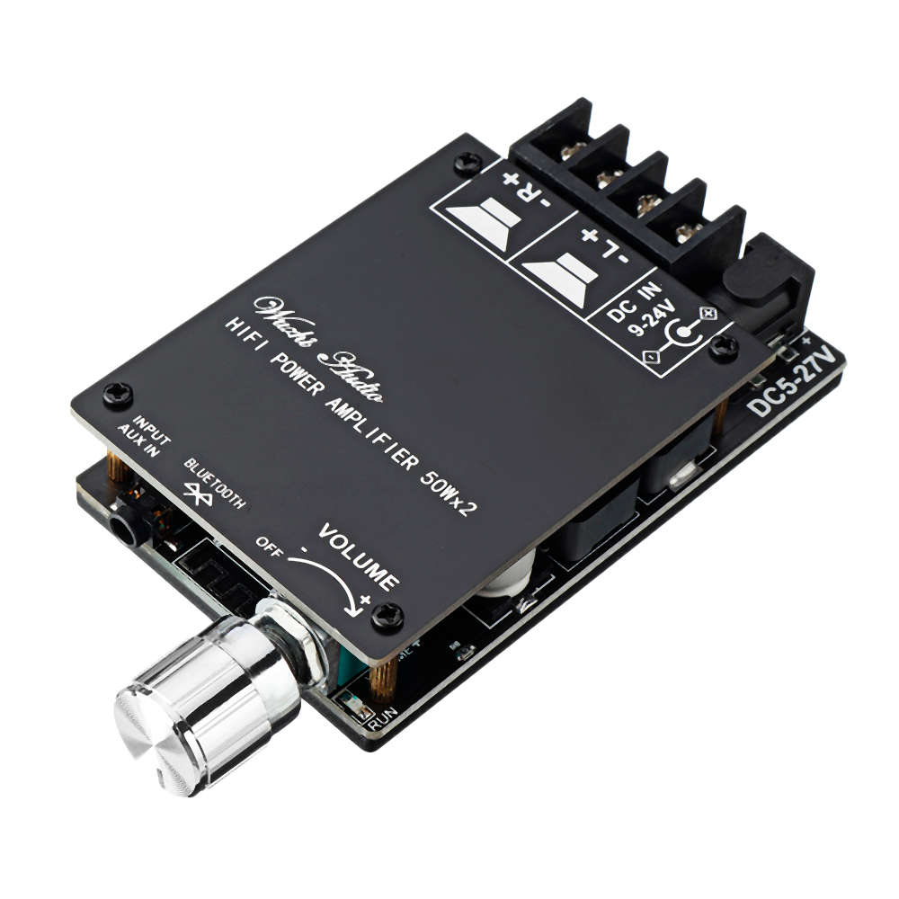 TPA3116D2 50W+50W Speaker Audio Amplifier with Filter HIFI Level 2.0 Stereo bluetooth Digital Power