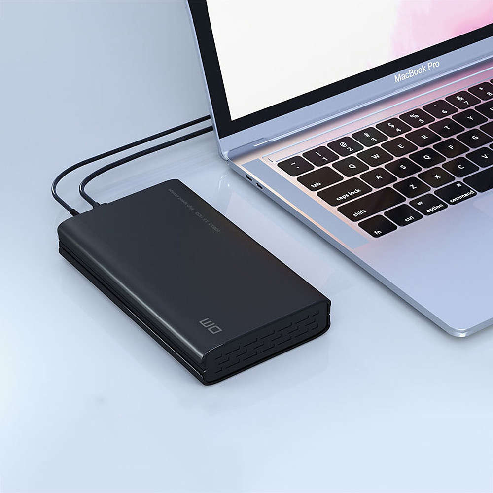 DM 3.5 2.5" USB 3.0 SATA HDD SSD External Hard Drive Enclosure 16TB 5Gbps Hard Disk Box Case Shell B