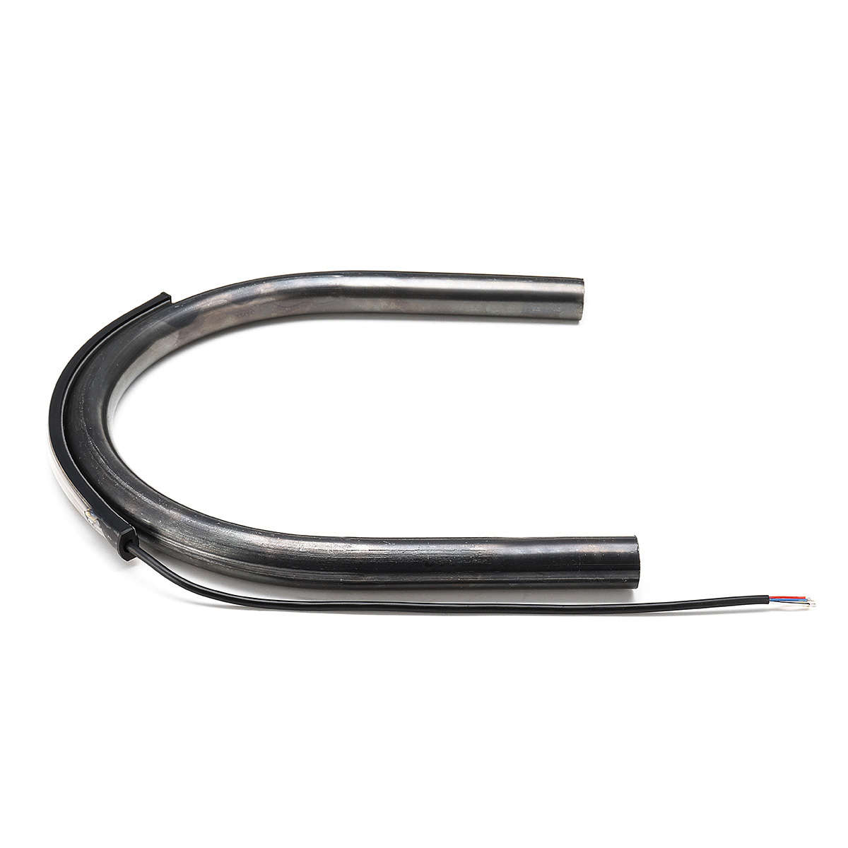 New 230mm Motorcycle Rear Seat Frame Hoop Loop with LED Brake Turn Tail Light Ca