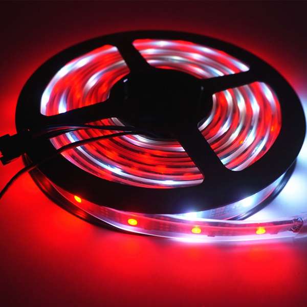 New 5M WS2812B IC SMD5050 Non-waterproof RGB LED Strip Light Individual Addressa