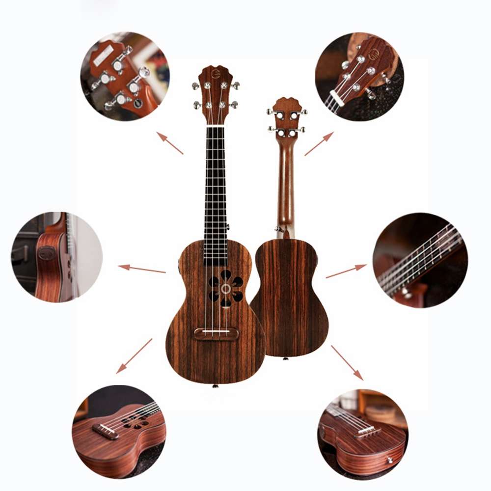 Xiaomi Populele S1 23 Inch 4 Strings 18 Fret Roeswood Smart Ukulele for Beginner