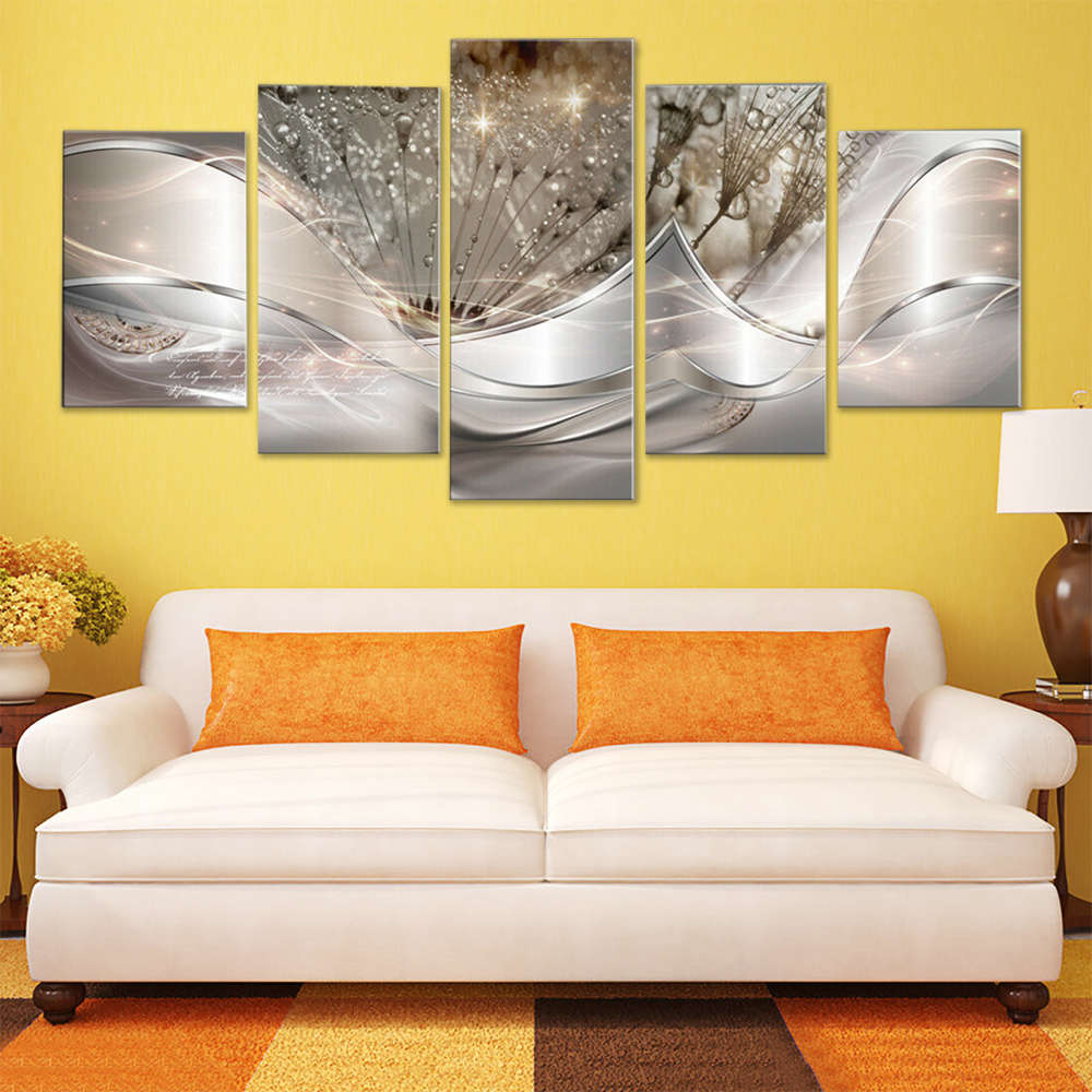 5pcs Painting Canvas Wall Art Painting Home Decor Abstract Wall Art Picture for Living Room Home no