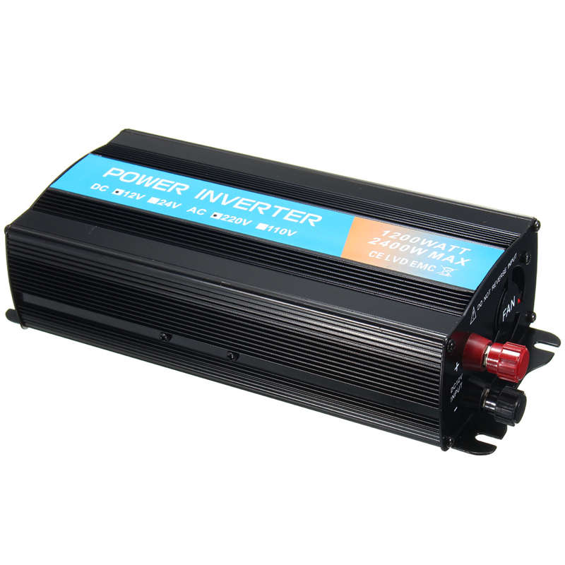 2400W Peak DC 12V to AC 220V Solar Power Inverter USB Modified Sine Wave Converter