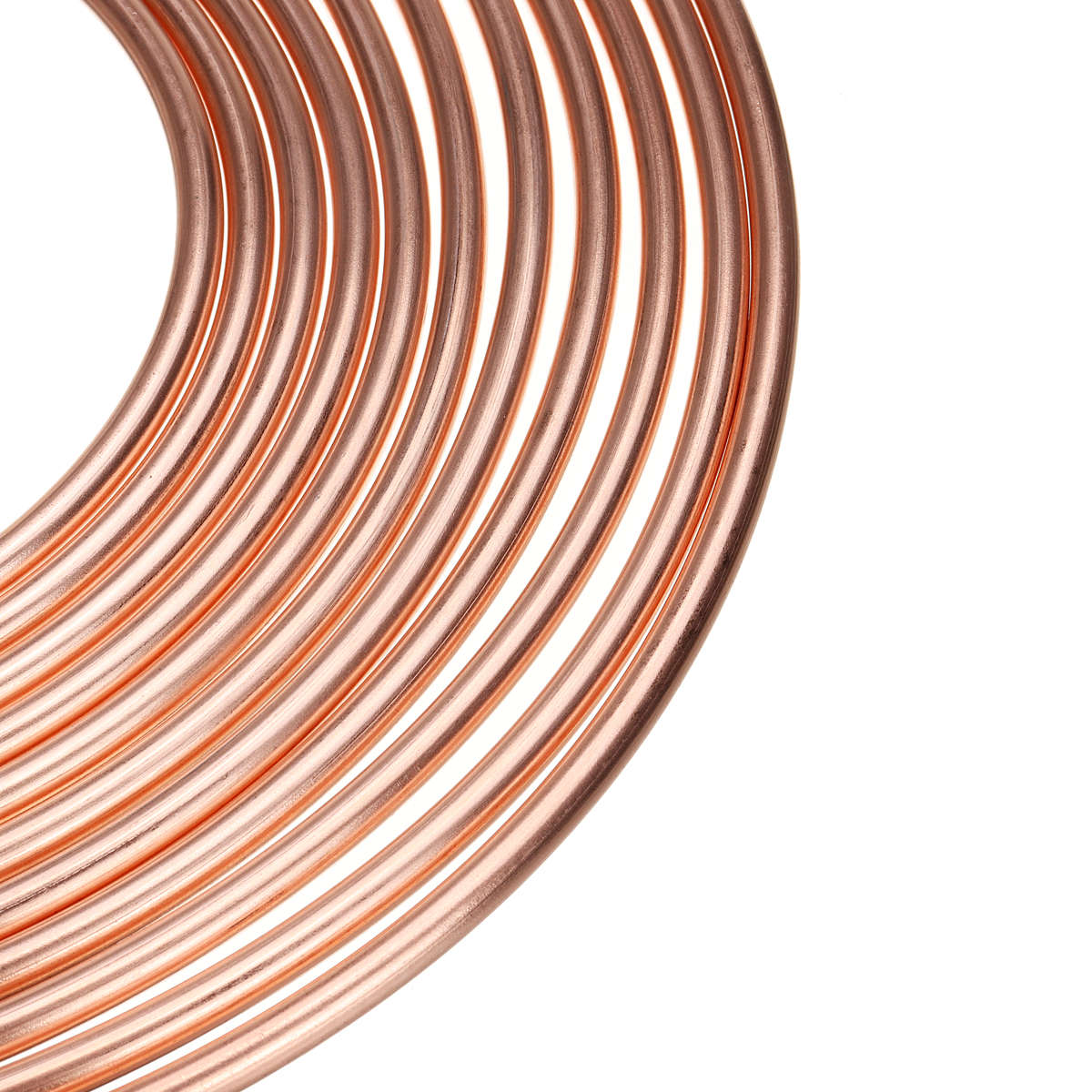 25ft Brake Pipe Copper Nickel Line 3/8'' Stainless Steel Transmission Brake Line Fuel Tubing