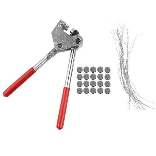 Sealing Pliers Lead Sealing Pliers Steel + 20 Sealing Wires + 20 Sealing Set for Lead Diameter Meter