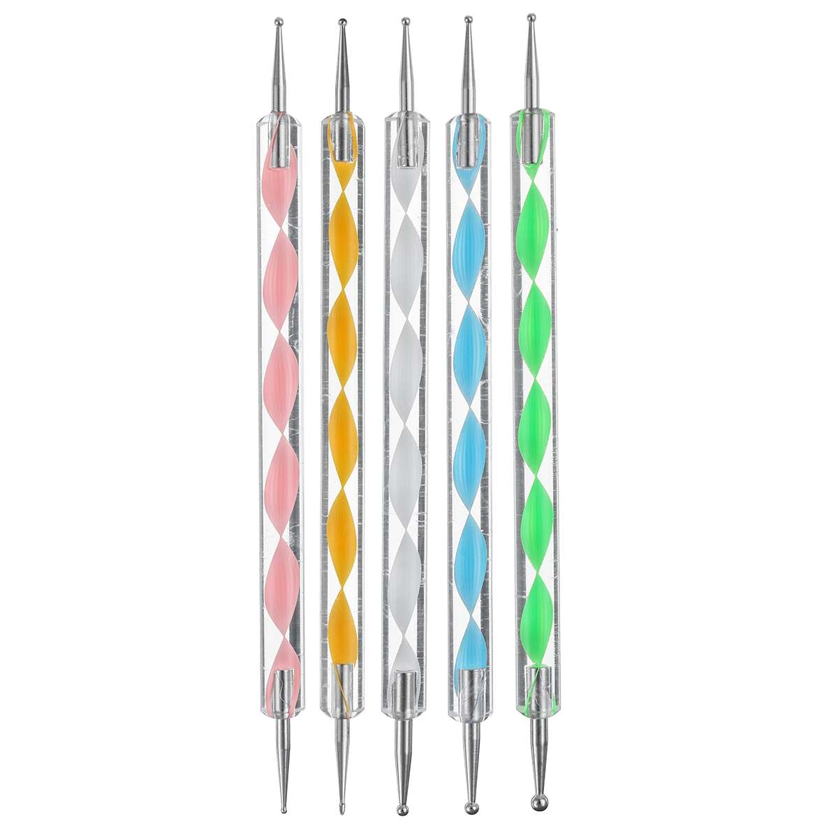 40Pcs Mandala Dotting Tools Set Rock Painting Kit Nail Art Pen Paint