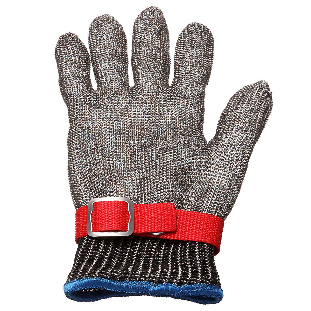 Safety Cut Proof Stab Resistant Stainless Steel Metal Mesh Butcher Glove Size M