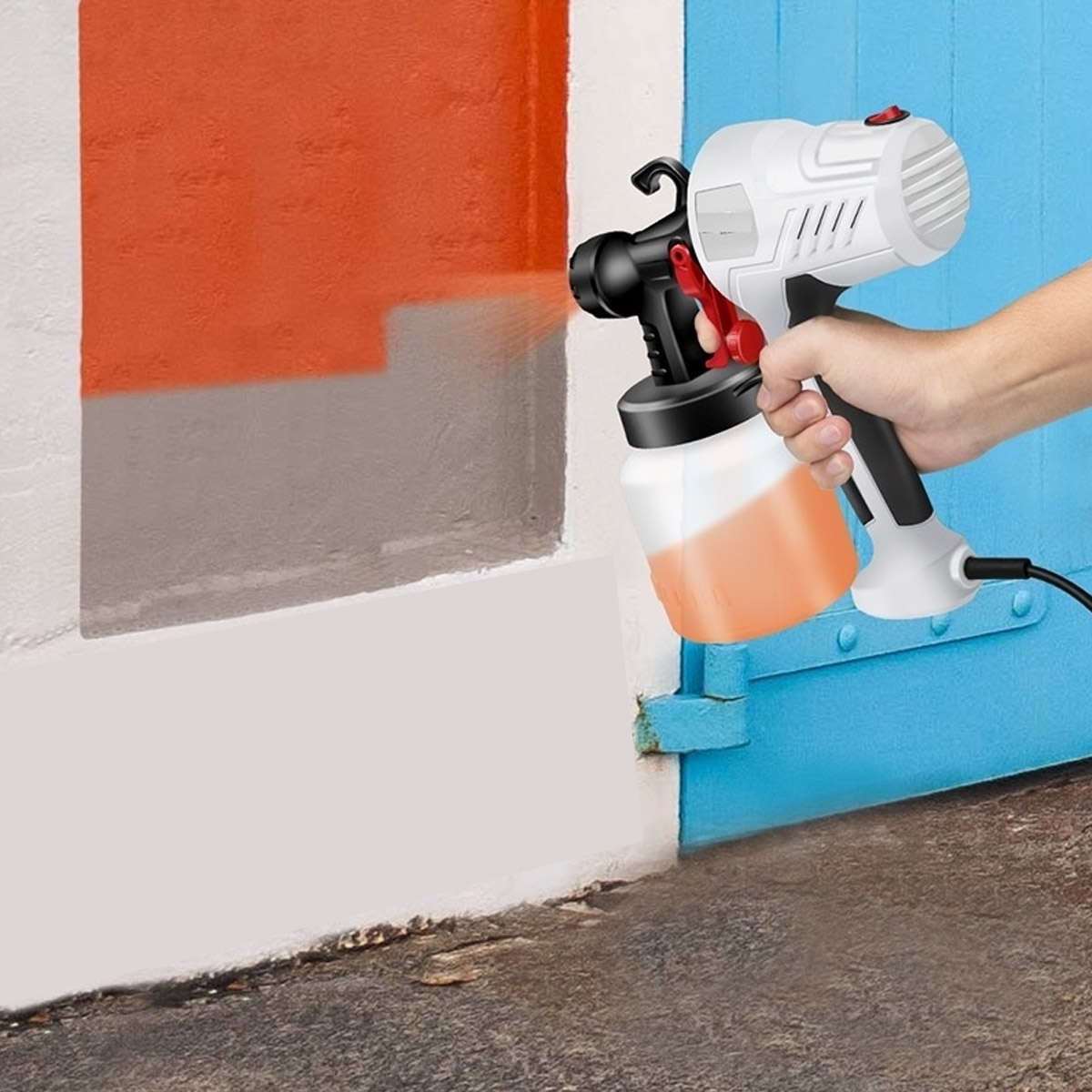 650W 800ML Multi-function Handheld Paint Spraying Machine Electric Paint