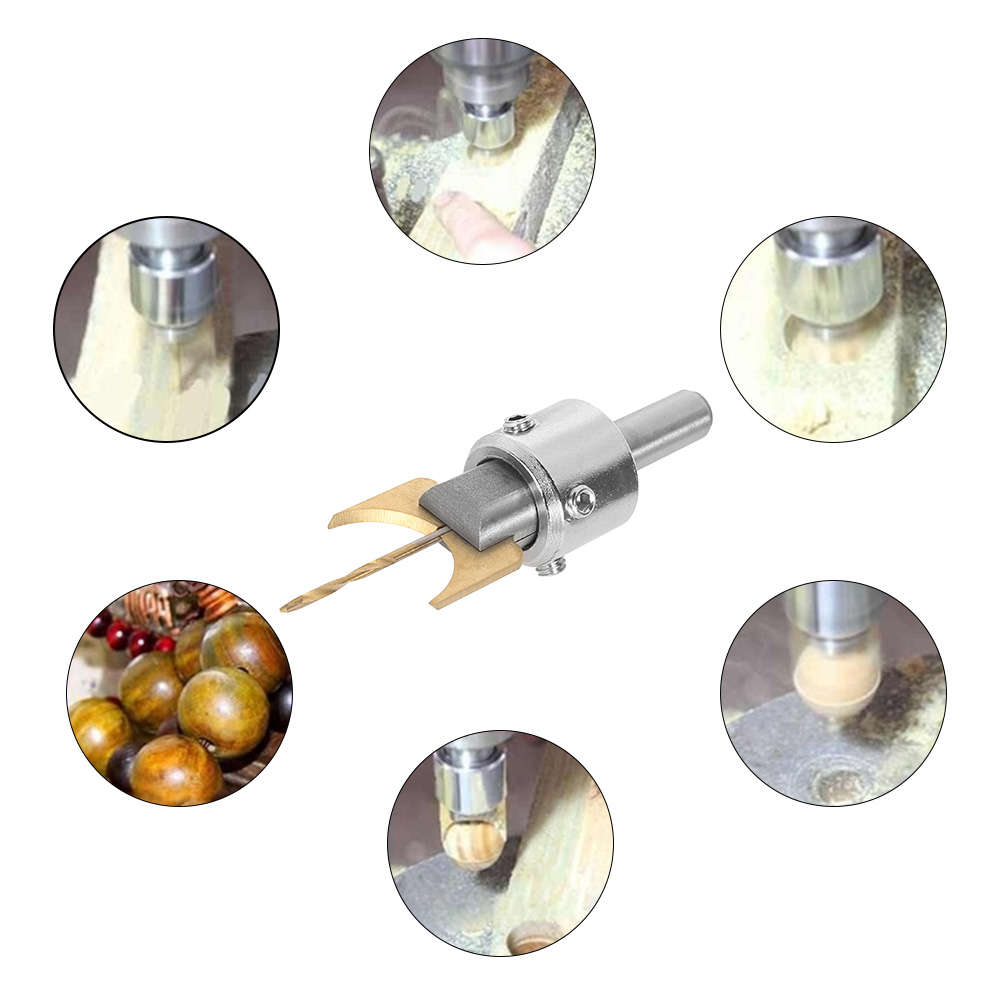 17pcs 6-14mm Ring Drill Bit Wood Bead Cutter Multifunction Wooden Thick Ring Maker