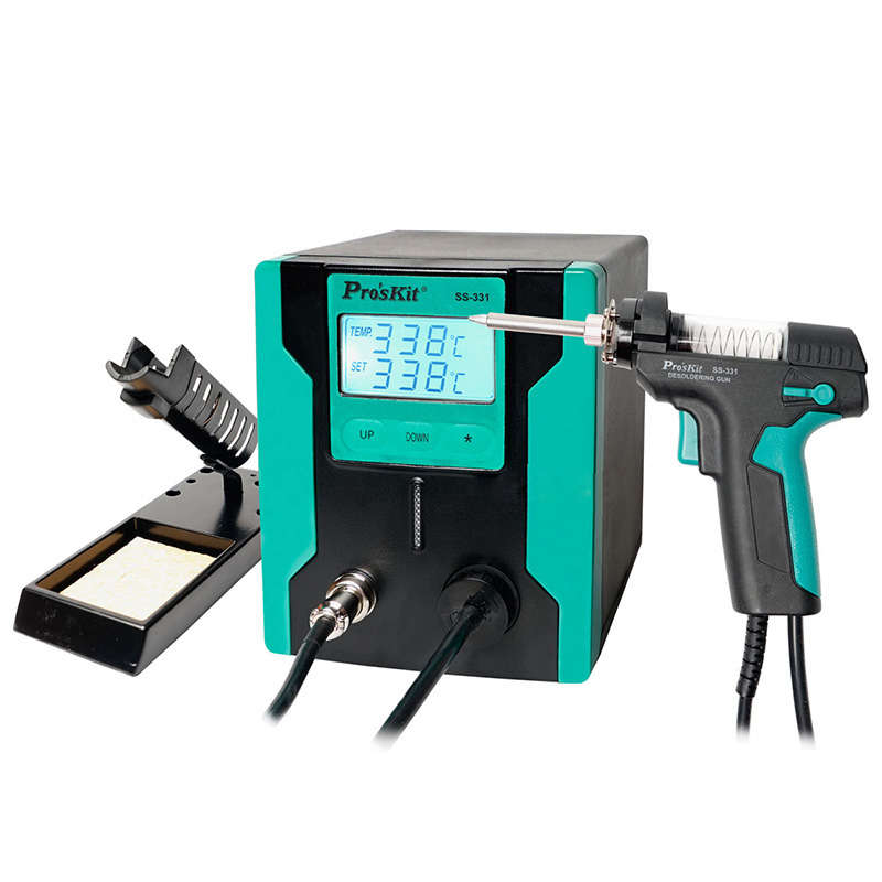 Pro'sKit SS-331H Electric Solder Sucker Desoldering Device Anti-static High Power
