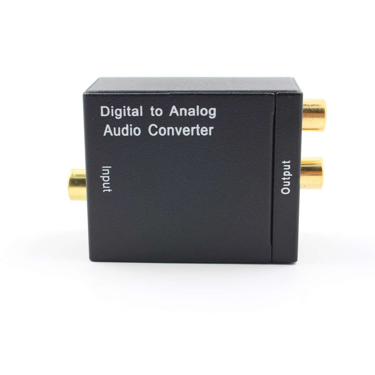 Digital Optical Coax to Analog RCA L/R Audio Converter Adapter with Fiber Cable