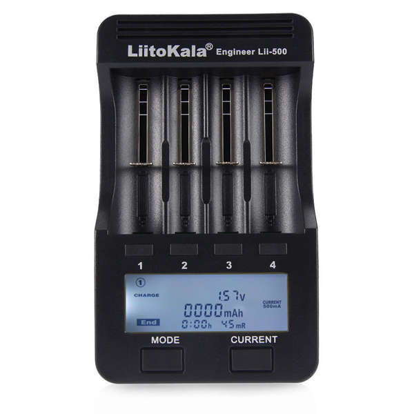 New LiitoKala Lii-500 LCD Screen Display Smartest  Lithium And NiMH Battery Char