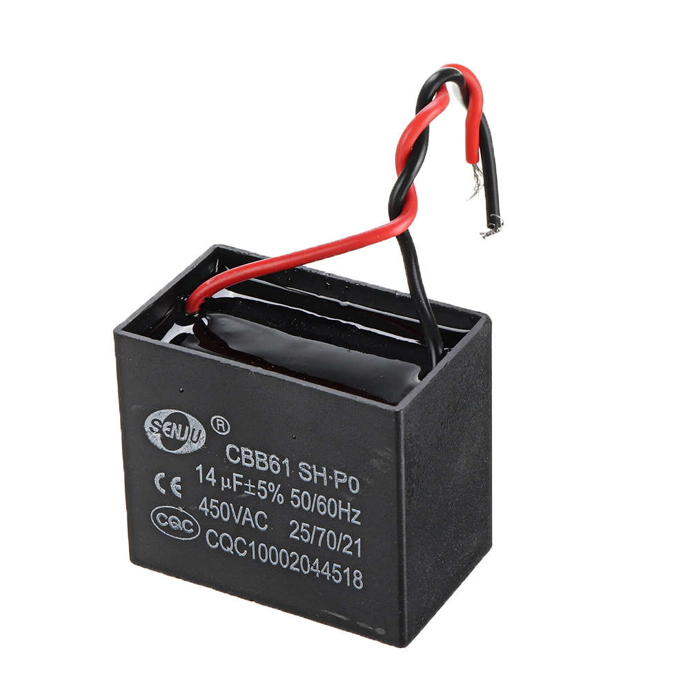 Cbb61 14Uf Starting Capacitance 450V Ac Fan Capacitor Cbb Motor Run Capacitor