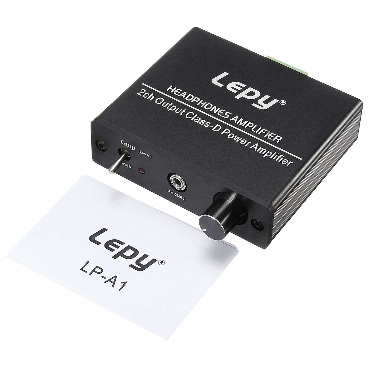 Lepy Lp-A1 Hi-Fi Stereo Audio Headphone Amplifier 2 Channel Output Class D Power Amp