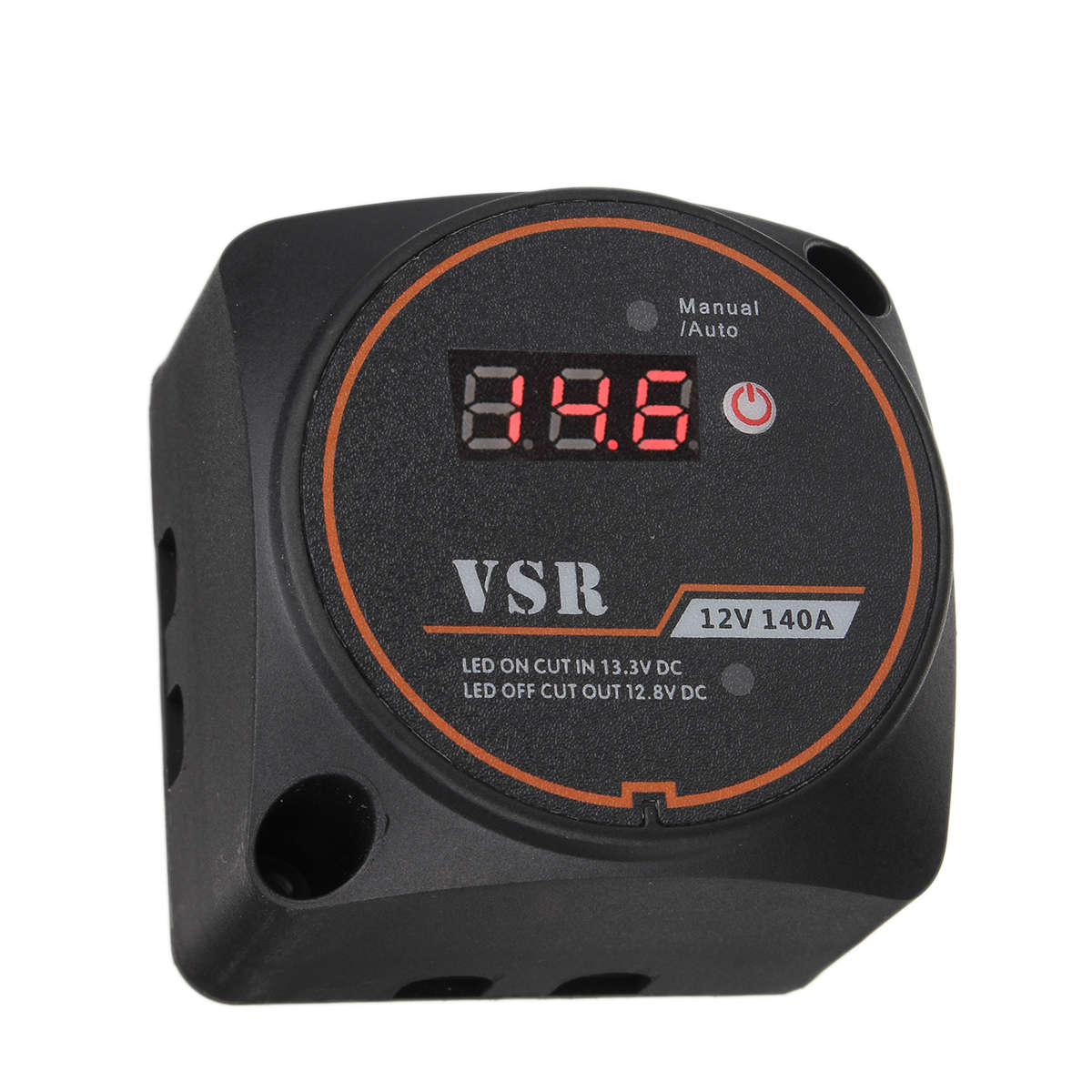 12V 140A Automotive Dual Battery Digital Display Isolator Relay Protection Volt