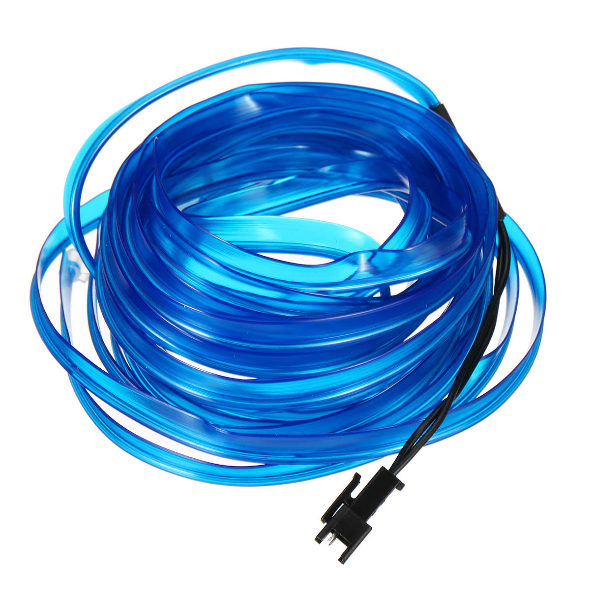 DC12V LED Car Interior Atmosphere Glow EL Wire Neon Strip Light Rope Tub