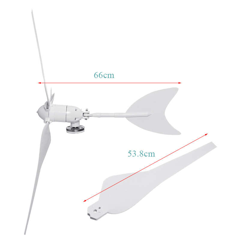 400W 3 Blades 12V/24V ZM2 Wind Turbine Power Generator Windmill High Con
