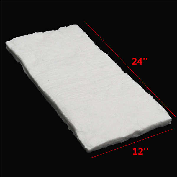 24X12X1 Inch Aluminum Silicate High Temperature Insulation Ceramic Fiber Blankets