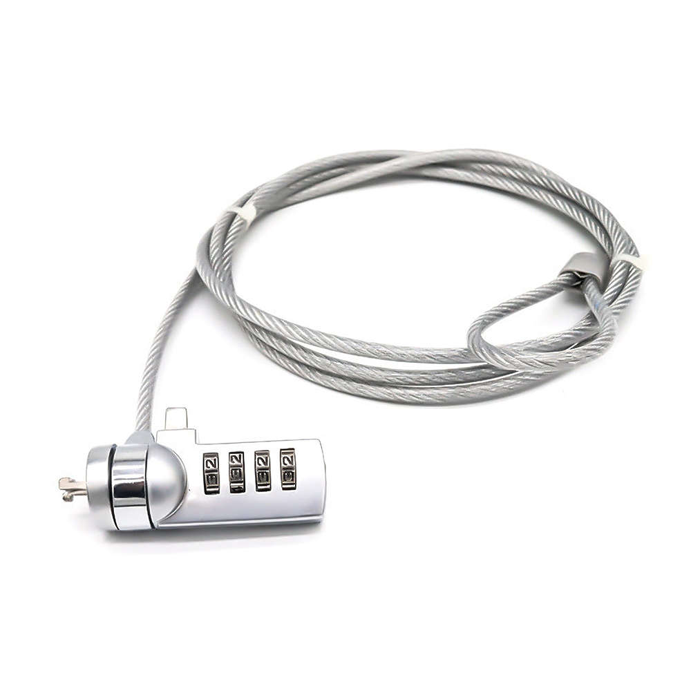 4 Digit Laptop Anti Theft Lock Security Cable Password Protections