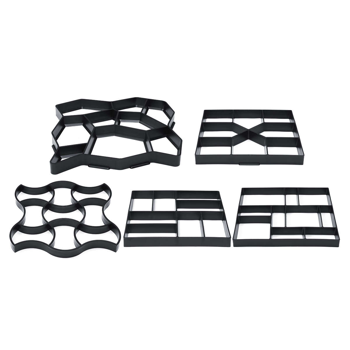 New DIY Concrete Paving Pavement Mould Mold Gardens Balconies Villas Path Walk Maker Gement Br