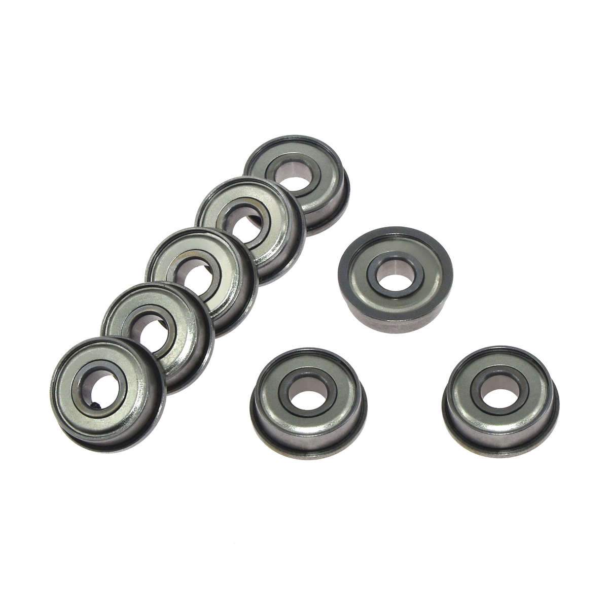 TWO TREES 10Pcs Flange Bearing Deep Pulley Wheel Aluminum Alloy For 3D P