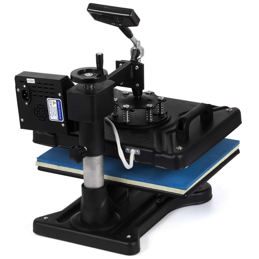 5 In1 110/220V Lcd Screen Display Heat Press Machine Heat Press T-Shirt Sublimation Printer Transfer