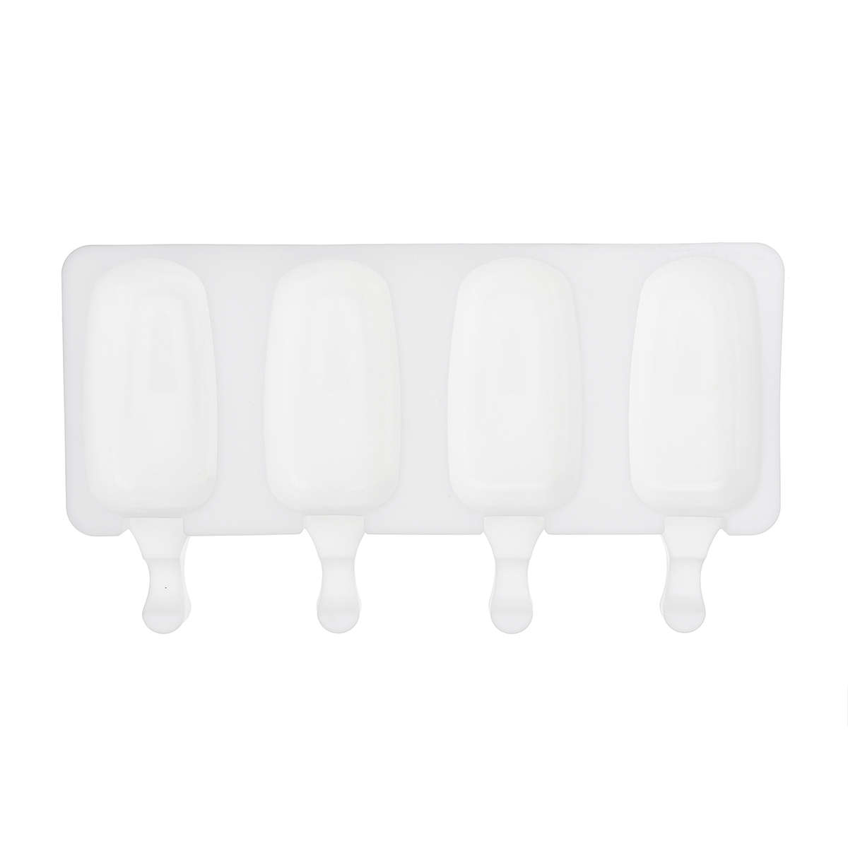 4 Cell Silicone Frozen Ice Cream Mold Juice Popsicle Maker Ice Lolly Pop Mould (SIZE 2 S)