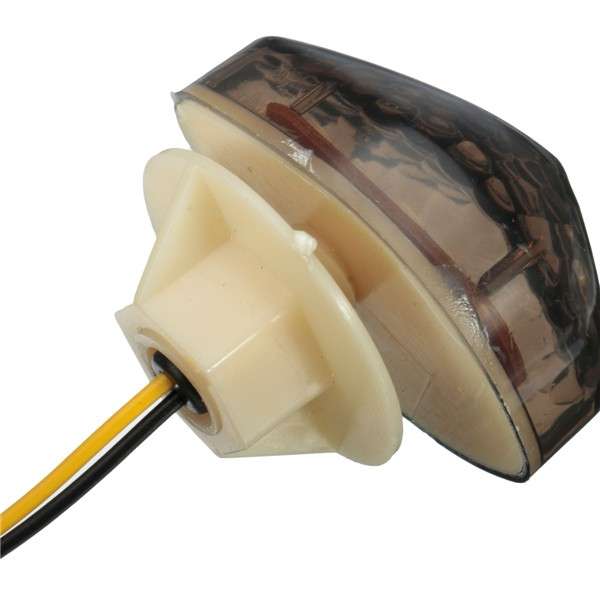 Motorcycle Smoke Flush Mount 15LED Turn Signal Light Blinker For Yamaha Hon