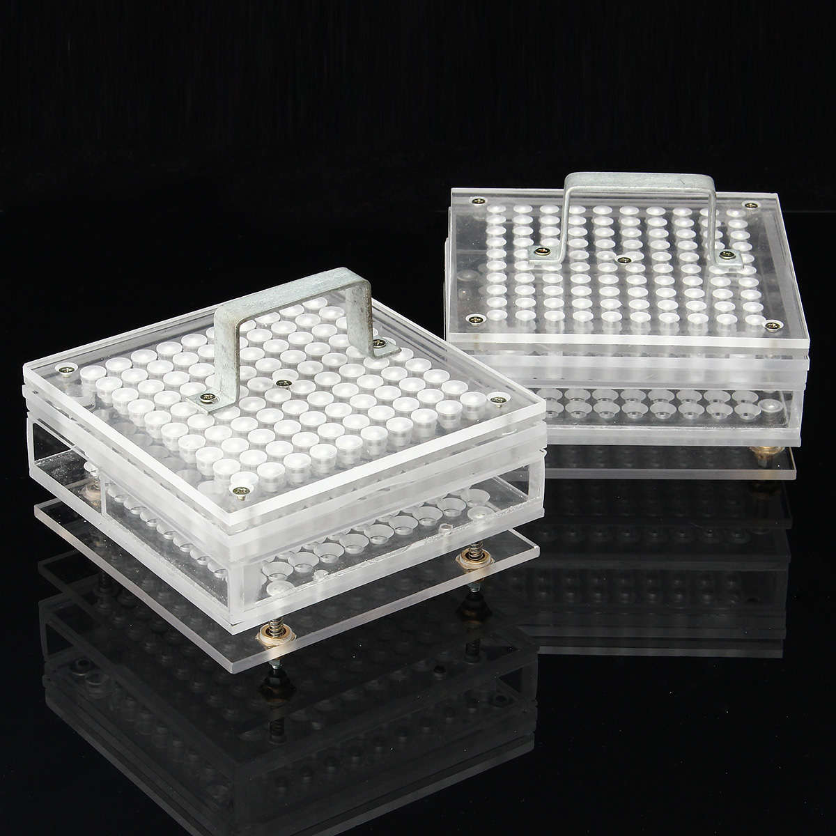 6Pcs Plexiglass 100 Holes Capsule Filler Machine