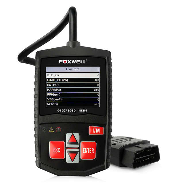 New Foxwell NT201 OBD2 Auto Scanner Automotive OBD OBDII Engine Fault Code Reade