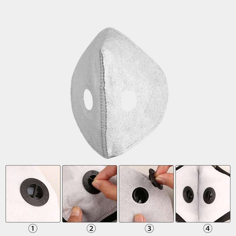 Anti-smog Cycling Mask Windproof, Dustproof and Warm Mask Activated Carbon Anti-haze Out Riding Mask