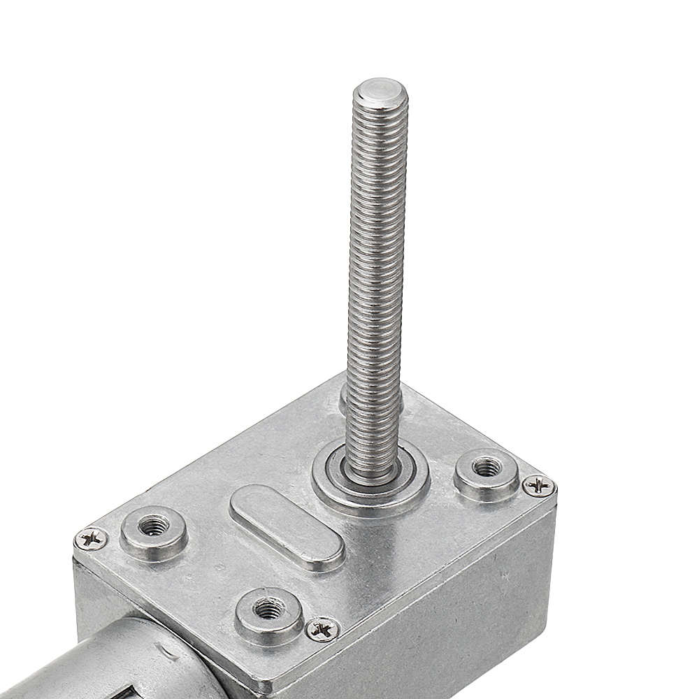 Machifit JGY370 50mm-M6 Screw Worm Gear Motor DC 12V 18/23RPM