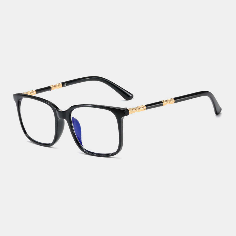 Unisex Retro Full Frame Square Frame Anti-blue Reading Glasses Presbyopia Glasses