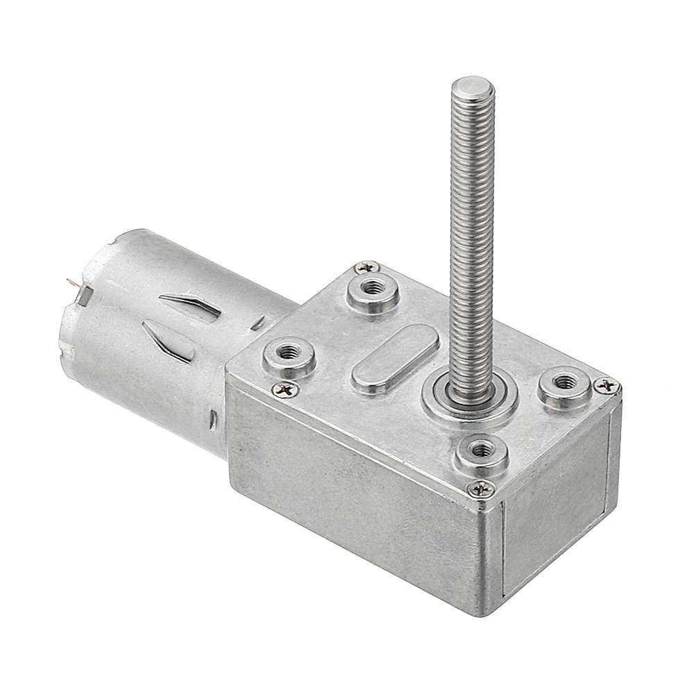 Machifit JGY370 50mm-M6 Screw Worm Gear Motor DC 12V 18/23RPM