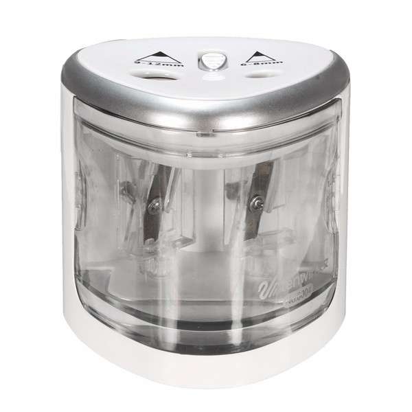 Automatic 2 Hole Electric Battery Operated Pencil Sharpener for Home School