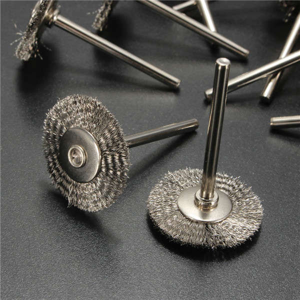 20pcs Stainless Steel Wire Wheel Brush Cleaner Polishing Rotary Tool