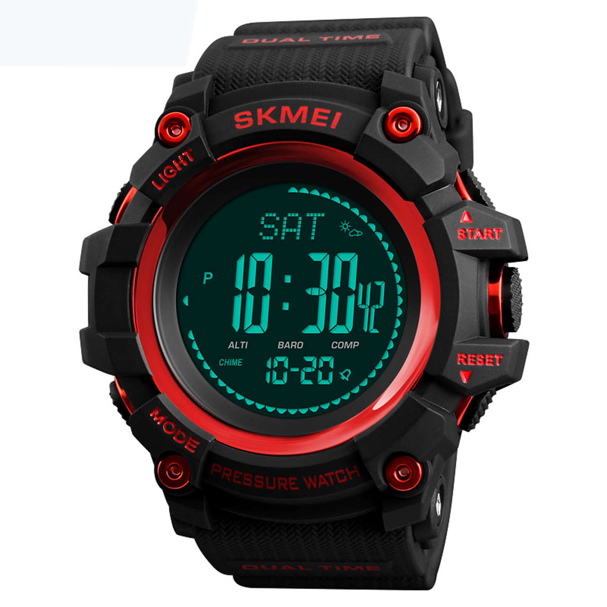 New SKMEI 1358 3ATM Waterproof Smart Watch Pedometer Barometer Thermometer Altimeter Smart Bra