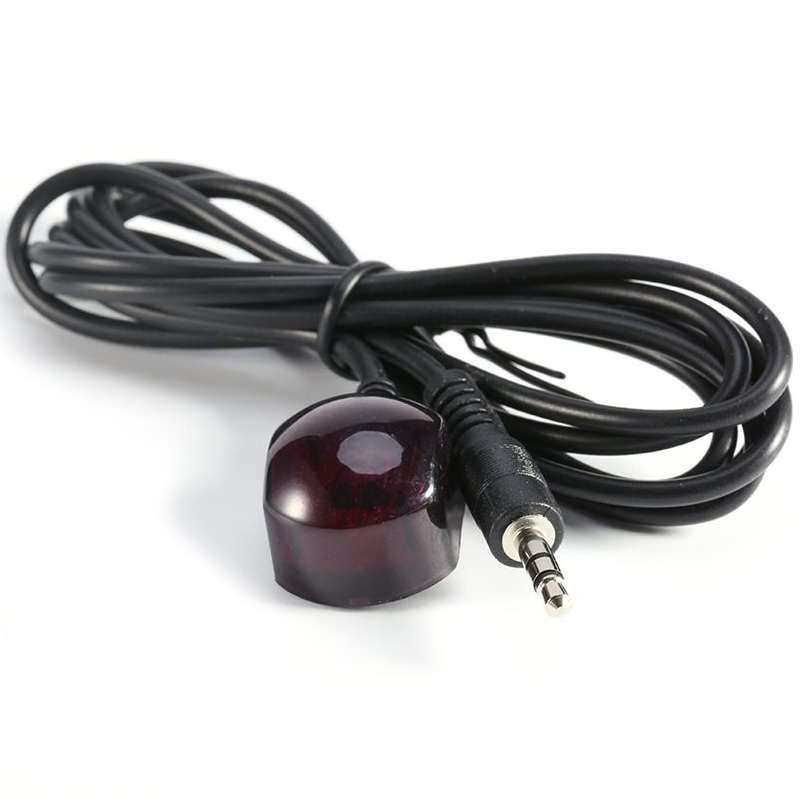 3.5mm IR Infrared Emitter Remote Control Receiver Extension Cord Cable With LED
