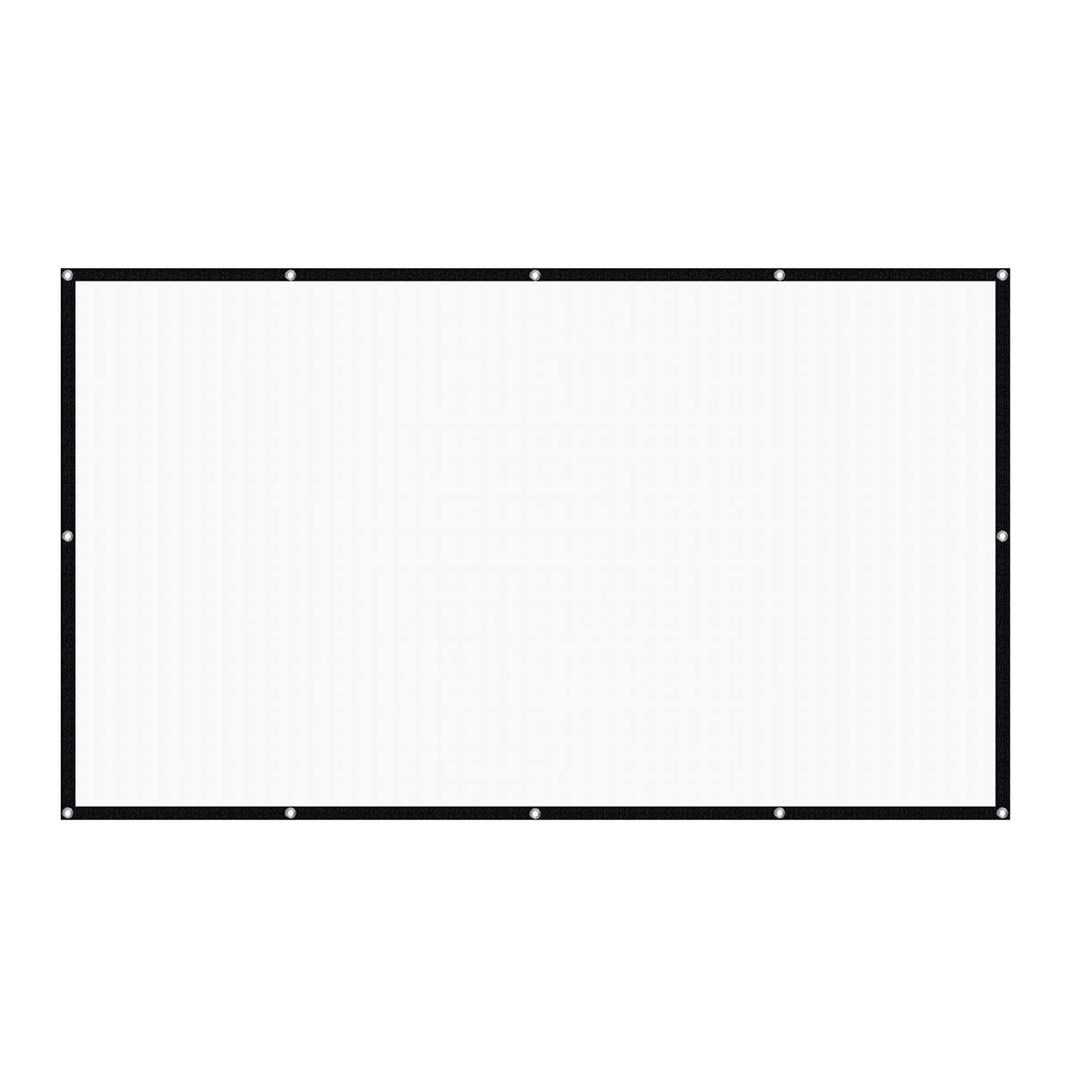 150-inch 16:9 Projector Screen HD Projection Screen for Home Office Theater Movies Indoors Outdoors